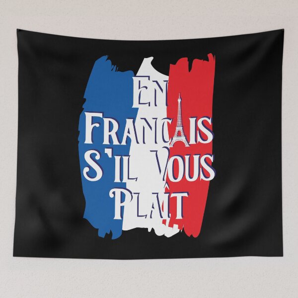Item preview, En Francais S'il Vous Plait French Language designed and sold by TheInkElephant.