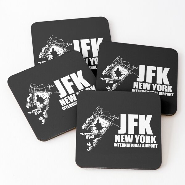 Item preview, JFK New York Airport Map Minimalist Design for Aviation Lovers designed and sold by Ikaroots.