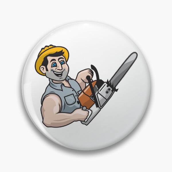 Item preview, Logger with Chainsaw designed and sold by Sabin Artworks.