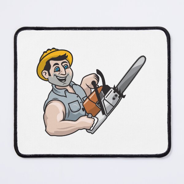 Item preview, Logger with Chainsaw designed and sold by Sabin Artworks.