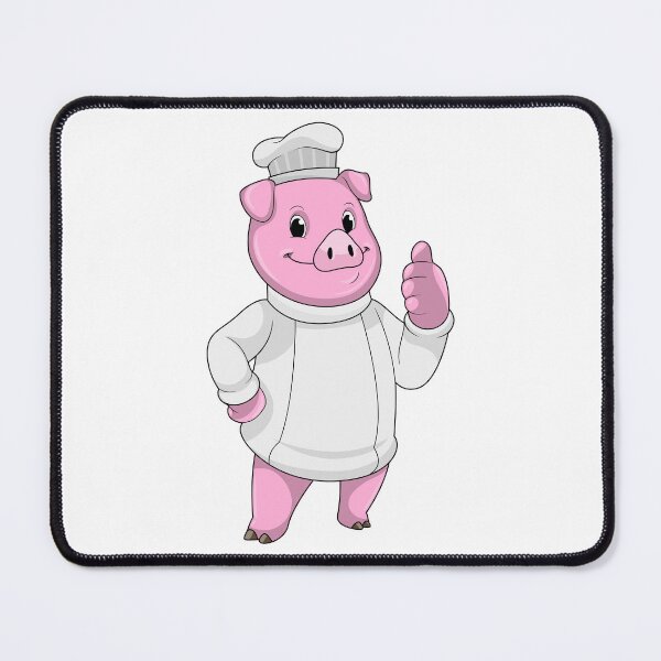 Item preview, Pig as Cook with Chef hat designed and sold by Snabdesign84.