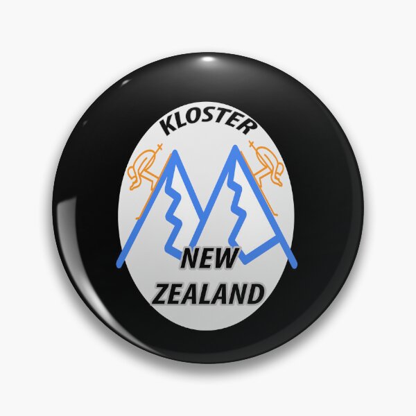 Item preview, Skiing In KLOSTER New Zealand circle designed and sold by softseller.
