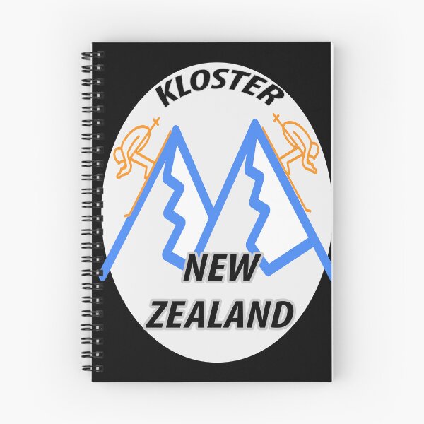 Item preview, Skiing In KLOSTER New Zealand circle designed and sold by softseller.