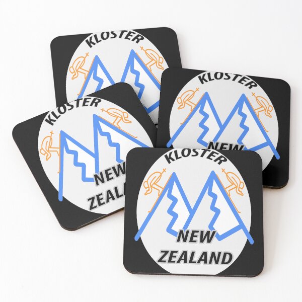 Item preview, Skiing In KLOSTER New Zealand circle designed and sold by softseller.