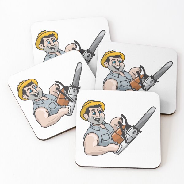 Item preview, Logger with Chainsaw designed and sold by Sabin Artworks.