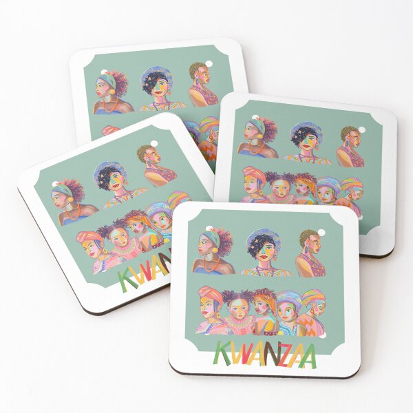 Item preview, African girls kwanzaa Colorful designed and sold by iamkamelo.