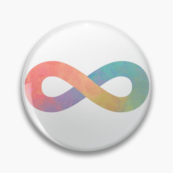 Item preview, Neurodiversity Symbol (Textured Version) designed and sold by Optimist Jenna: Neurodivergent Designs.