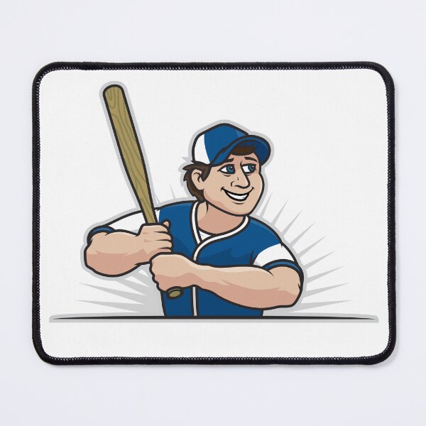 Item preview, Baseball Player in blue designed and sold by Sabin Artworks.