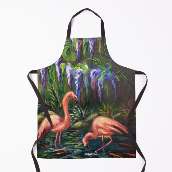 Item preview, Two Flamingos in Lake designed and sold by Essa Nsheiwat.