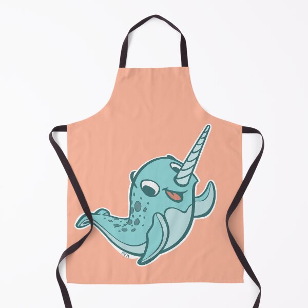 Item preview, Happy Little Narwhal Waves Hi! designed and sold by RJKpoyp.