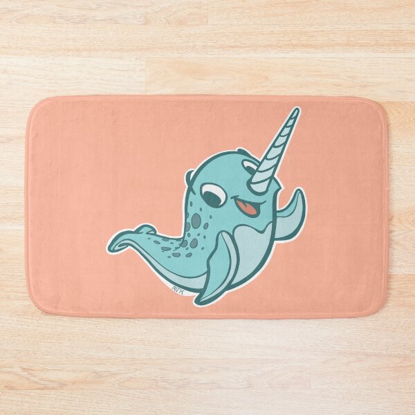 Item preview, Happy Little Narwhal Waves Hi! designed and sold by RJKpoyp.