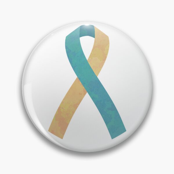 Item preview, Textured Down Syndrome Ribbon designed and sold by Optimist Jenna: Neurodivergent Designs.