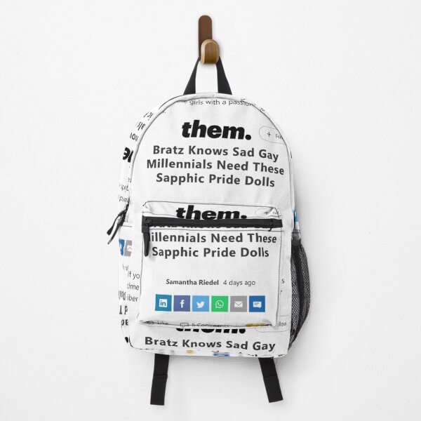 Item preview, "Bratz know sad gay millennials need these sapphic pride dolls" designed and sold by Moth Hawke Designs.