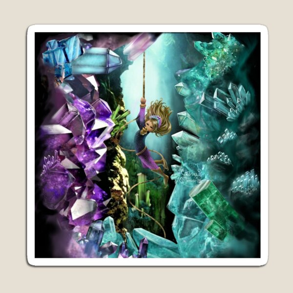 Crystal Cave Girl Magnet