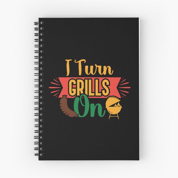 Item preview, I Turn Grills On - Funny Barbecue Grilling Pun designed and sold by DebbisPalette.