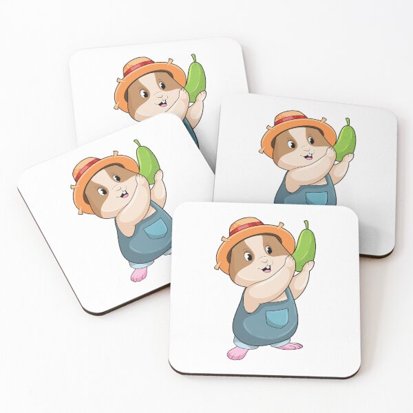 Item preview, Hamster as Farmer with Zucchini designed and sold by Snabdesign84.