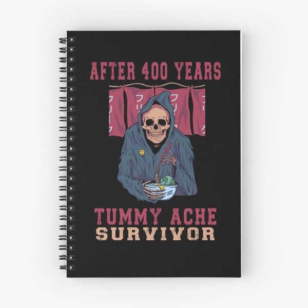 Item preview, Tummy Ache Survivor Stomachache - Halloween Skeleton designed and sold by Yonshop.