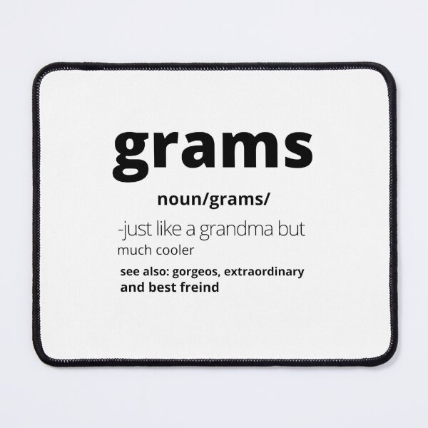 Item preview, grams noun designed and sold by designerr23 ⭐⭐⭐⭐⭐.
