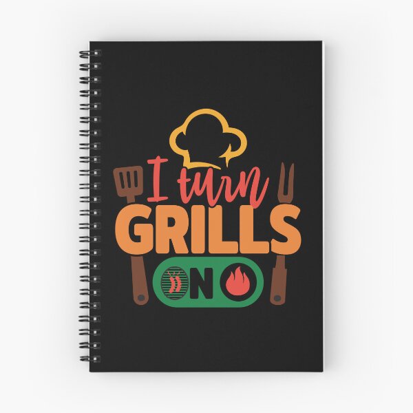 Item preview, I Turn Grills On - Funny Barbecue Grilling Pun designed and sold by DebbisPalette.