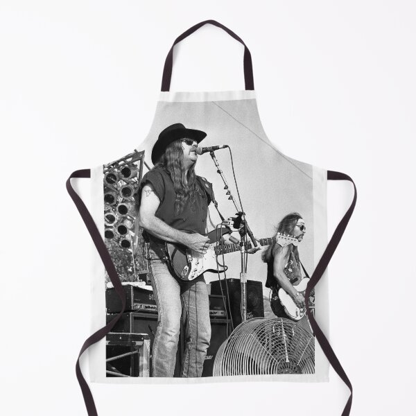 Item preview, Hughie Thomasson - The Outlaws - BW Photograph designed and sold by ConcertImages.