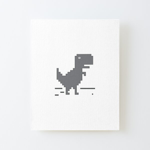 Google Chrome Dino Art Board Print for Sale by SasShoemaker