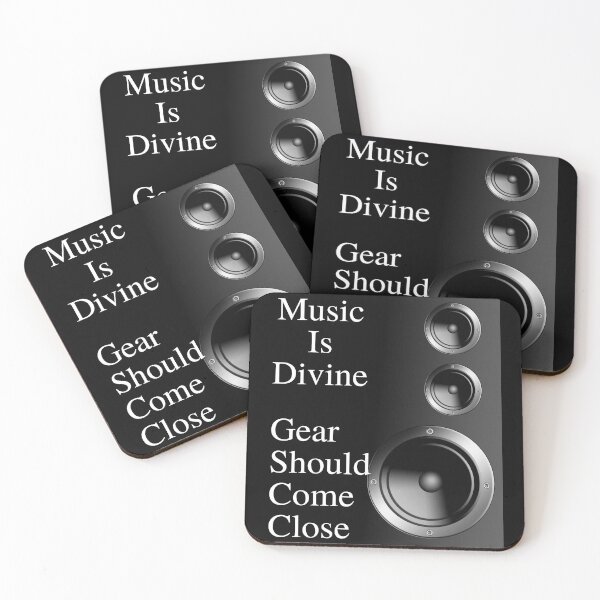 Item preview, Music Is Divine Gear Should Come Close 02 White Text designed and sold by TWMBDesigns.