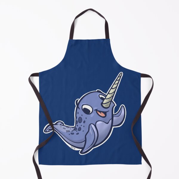 Item preview, Happy Little Narwhal Waves Hi! (Slate with Shading) designed and sold by RJKpoyp.