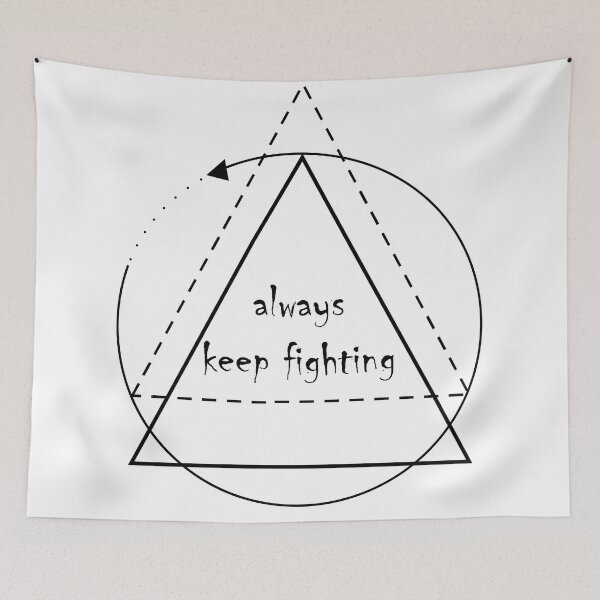 Item preview,  always keep fighting designed and sold by StudentLuxLife.