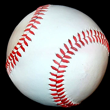 Artwork thumbnail, Baseball Sticker Sticker by marisannogm