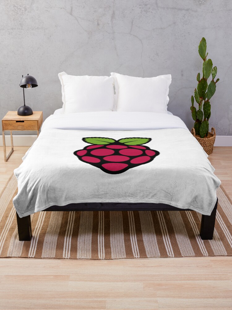 Raspberry discount bed throw