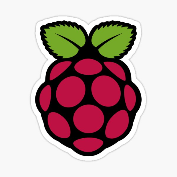 Logo framboise pi Sticker