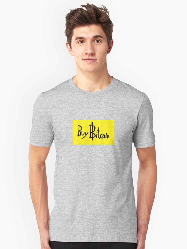 buy bitcoin sign that appeared on live tv t shirt by oberdoofus redbubble buy bitcoin sign that appeared on live tv t shirt by oberdoofus redbubble