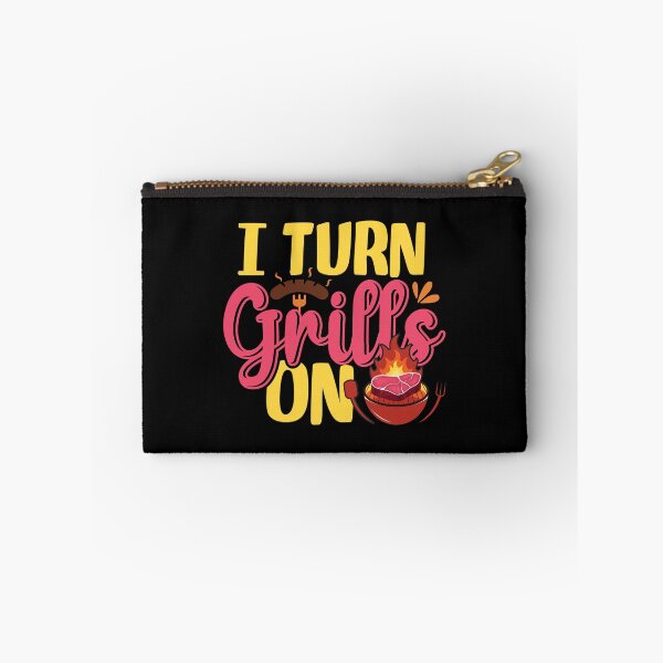 Item preview, I Turn Grills On - Funny Barbecue Grilling Pun designed and sold by DebbisPalette.