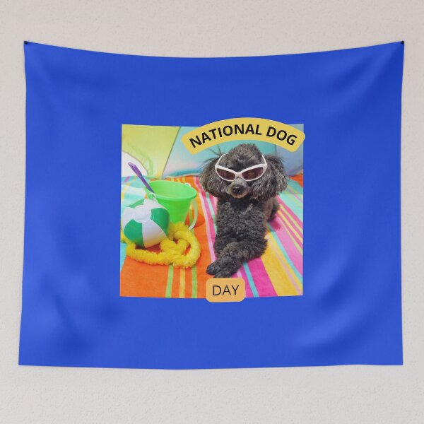 Item preview, NATIONAL DOG DAY 26TH AUGUST 2022 designed and sold by VividThreadsDesignStudio.