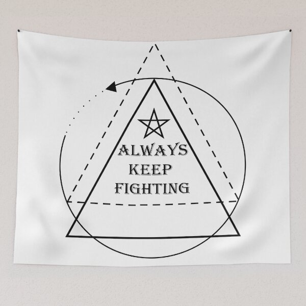 Item preview, always keep fighting designed and sold by StudentLuxLife.