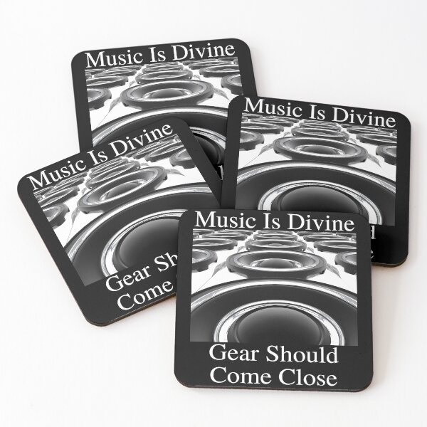 Item preview, Music Is Divine Gear Should Come Close 03 White Text designed and sold by TWMBDesigns.