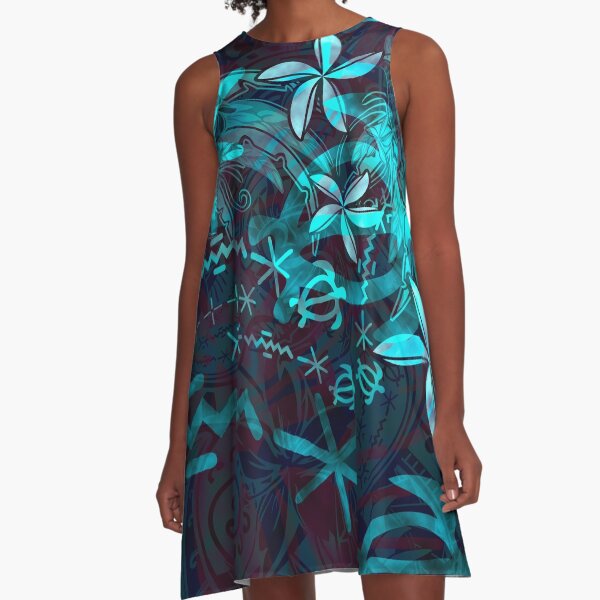 Item preview, Hawaiian - Polynesian Tropical Abstract designed and sold by sunnthreads.
