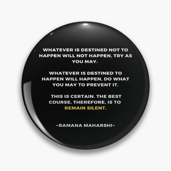 Item preview, Ramana Maharshi Quote  designed and sold by Ioana1.