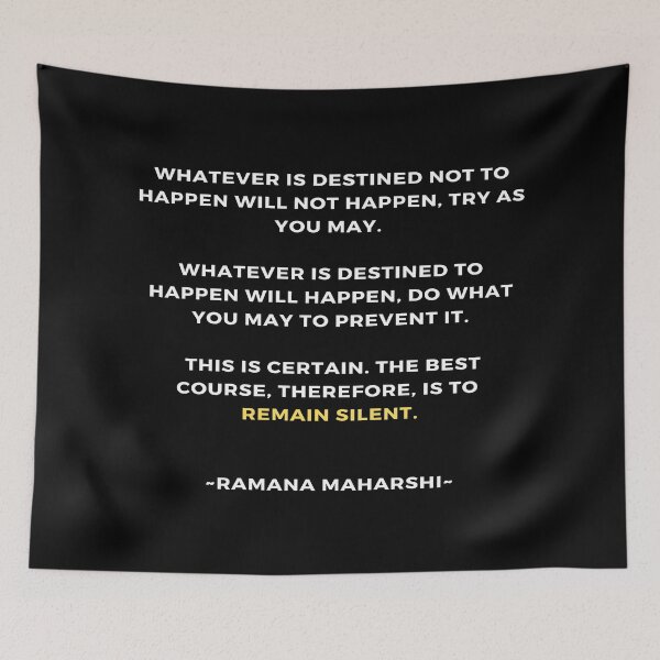 Item preview, Ramana Maharshi Quote  designed and sold by Ioana1.
