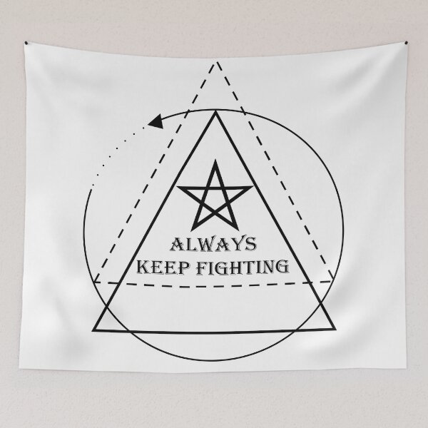 Item preview, always keep fighting designed and sold by StudentLuxLife.