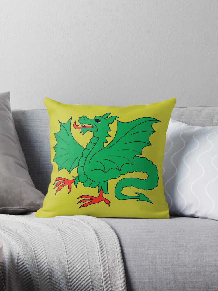 pillowfort dragon throw pillow