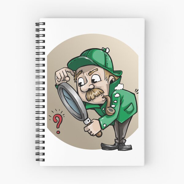 Item preview, Detective At Work Cartoon Design designed and sold by Thonja.