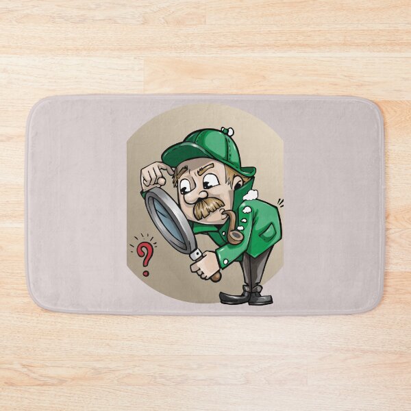 Item preview, Detective At Work Cartoon Design designed and sold by Thonja.