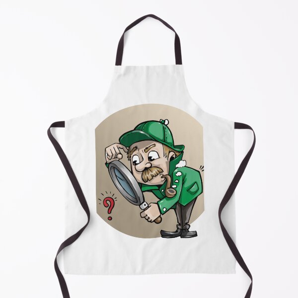 Item preview, Detective At Work Cartoon Design designed and sold by Thonja.