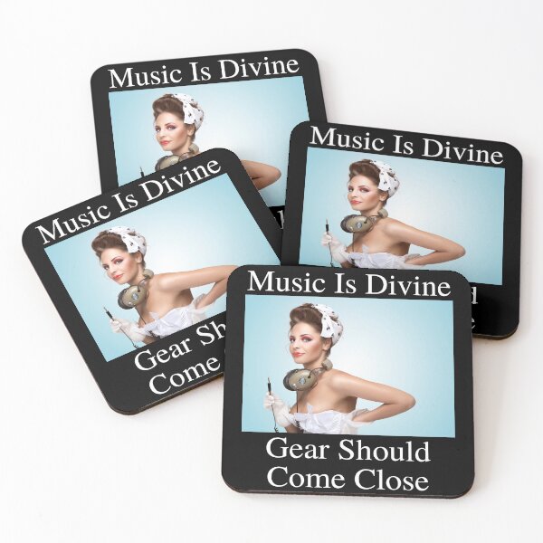 Item preview, Music Is Divine Gear Should Come Close 04 White Text designed and sold by TWMBDesigns.