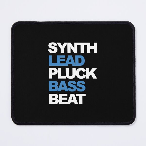 Item preview, Synth, lead, pluck, bass, beat | music producers gift designed and sold by paulo silveira.