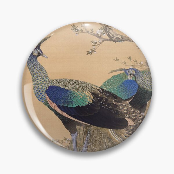 Artikelvorschau, Ein Paar Pfauen Ohara Koson Schöne japanische Kunst entworfen und verkauft von Yumede.