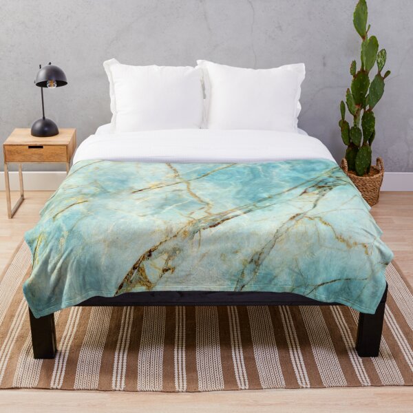 Item preview, Turquoise Gold Marble designed and sold by AF Stewart Art Designs.