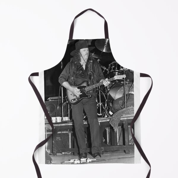 Item preview, Hughie Thomasson - The Outlaws - BW Photograph designed and sold by ConcertImages.
