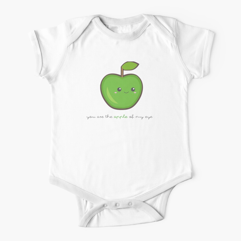 Fruit Puns - You are the apple of my eye Baby One-Piece